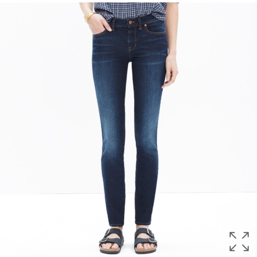 MADEWELL// skinny skinny jeans in lakeshore. BNWT